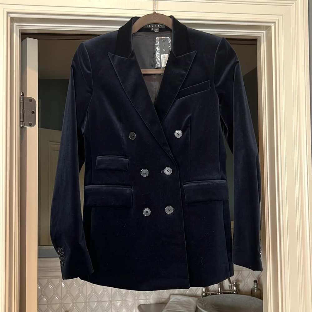 Theory - Velvet Blinn Jacket